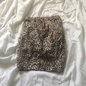 Animal print skirt!